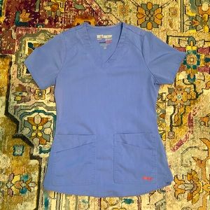 Ceil blue Grey’s Anatomy scrub top